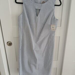 Anne Klein  size 6 seersucker dress